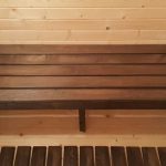 Holzschutzbehandlung. (Saunabänke und Trittrost) TIKKURILA