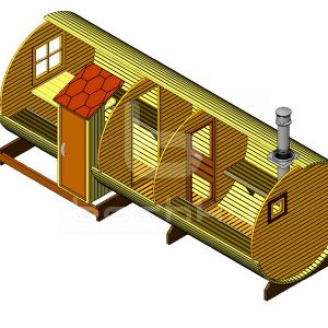 Barrel sauna “Exclusive-SV”